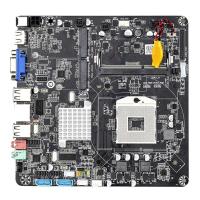 ราคา HM55B PGA988 Desktop PC Mainboard DDR3 SATA II Mini ITX Motherboard for Mini Host HTPC Radio Advertising Machine (20302777411)