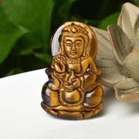 ราคา ธรรมชาติเสือตาหินเจ้าแม่กวนอิมจี้แท้เหลืองเสือตาหินสไตล์ผู้ชายโอน Zhaocai เจ้าแม่กวนอิมหยกจี้ (14390327300)