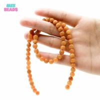 ราคา หินหยกน้ำผึ้ง หินแท้ สีธรรมชาตื ขนาด 6 มิล เส้นยาว แถมฟรี ลวดตัวนำ ไหมร้อยหิน เสริมความมั่งคั่ง Honey Jade (12829203743)