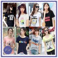 ราคา ZIGSHOP 10 ตัว เสื้อยืดแฟชั่น ผู้หญิง คละแบบ ขายส่ง (6590768531)