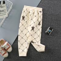 ราคา กางเกงขาจั๊มเด็กกางเกงเลกกิ้งเอวสูงสำหรับเด็กกางเกงลองจอนผ้าฝ้ายแท้อ่อนนุ่มกันหนาวไร้โครงใส่ช่วงฤดูใบไม้ผลิและฤดูใบไม้ร่วงสำหรับเด็กชายและเด็กหญิง (20394506025)