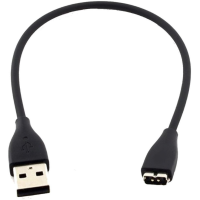 ราคา 27cm Portable USB Fast Charging Cable for Fitbit Charge HR Smart Watch Bracelet Data High quality Charger Accessories (11619314017)