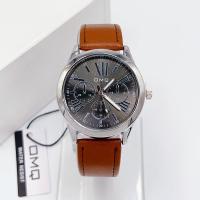 ราคา นาฬิกาผู้ชาย นาฬิกาข้อมือชาย สายหนัง OMQ แบรนด์แท้ กันน้ำ100 (18711296121)