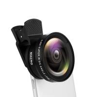 ราคา 2 in 1 HD Phone Lens 0 45X Super Wide Angle 12 5X Macro Mobile Lens for iPhone 11 for Xiaomi for Samsung for Huawei (17341907924)