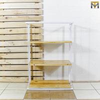 ราคา MT Designs ชั้นวางของไม้ ตู้โชว์ไม้ 3 ชั้น ทรงตัวซี C ไม้สน ชั้นวางหนังสือ ชั้นเก็บของ ชั้นวางของในครัว ชั้นเก็บอุปกรณ์ ขนาด 60x30x87 Cm MT015 (17196187724)