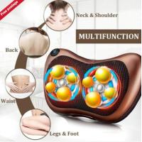 ราคา Electronic Multifunction body massage pillow car home dual หมอนนวดคอและไหล่ ใช้ไฟได้ 2 ระบบ บ้าน รถ หัวนวด 8 ลูก (789608481)