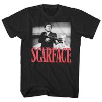 ราคา ความน่ากลัว เสื้อยืด พิมพ์ลายกราฟิก Gildan Film Scarface Tony Montana Big Guns สําหรับผู้ชาย (20946581086)