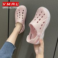 ราคา VMAL สลิปออนรองเท้าอุดตัน EVA รองเท้าแตะที่มีคุณภาพสูงผู้หญิงเดินชายหาดรองเท้าแตะผู้หญิง (18602137166)