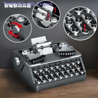 ราคา Compatible with Lego printers retro typewriter building blocks difficult educational assembly toys birthday gifts for boys and girls (20393185051)
