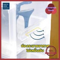 ราคา Super Lock กล่องรองเท้า แพ็ค 3 กล่อง สีใส รุ่น Super Box 5660 พลาสติกแข็ง เปิดฝาหน้า ซ้อนได้ ใส่รองเท้าได้ทุกขนาด ใครยังไม่ลอง ถือว่าพลาดมาก Generals Geek (7950084927)