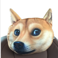 ราคา หมอนรองคอ 3 มิติ รูปน้องหมาสีน้ำตาล (11086242851)