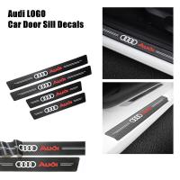 ราคา แผ่นประตูรถยนต์กันสติกเกอร์รอยขีดข่วนสำหรับบันไดบันได4ชิ้นที่กันครูดแผ่นป้องกันสำหรับ Audi Trs TTS Quattro A3 A4 A5 A6 A8 S3 S4 S5 S6 S8 (19872023302)