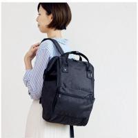 ราคา Anello Japan Lotte new embroidered large capacity linen waterproof backpack student bag (19761639251)