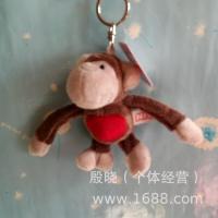 ราคา จี้ตุ๊กตาพวงกุญแจตุ๊กตาของเล่นลิงรักลิงชะนีลิงเครนเครื่อง (20670444381)