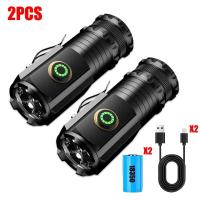 ราคา P35 Yangzi2 2000LM ไฟฉาย LED Mini EDC พลังงานสูงไฟฉายกล5โหมดตะเกียงตั้งแคมป์ชาร์จ USB โดยใช้แบตเตอรี่18350 (20652569884)