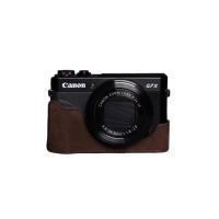 ราคา Taiwan TP genuine leather Canon G7X3 leather case G7X mark iii camera bag handle g7X2 cowhide protective cover (20287653557)
