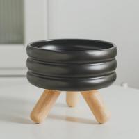 ราคา ถ้วยอาหารสัตว์เลี้ยงชามให้อาหารสุนัขชามสำหรับแมวชามใส่น้ำสัตว์เลี้ยงสีเซรามิกสำหรับชามอาหารแมวชามอาหารหมาแมวแบบแยกชนิดป้องกันคอสูงปกป้องคอชามให้อาหารสุนัขถ้วยชามเซรามิคสัตว์เลี้ยง (20029781846)