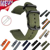 ราคา FANSY 18มม 20มม 22มม 24มม สายนาฬิกานาโตผ้าใบไนลอนสายผ้านาฬิกาสแตนเลสหัวเข็มขัดเหล็กสำหรับผู้หญิงผู้ชายSeiko Casio Fossilนาฬิกา (5900620482)