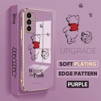 ราคา PMP Mall เคสปลอกสำหรับ Samsung กาแล็คซี่เคส S23 S23 S23พิเศษ5G เคสซัมซุง A14 5G ฟรี การ์ตูนวินนี่ช้อนส้อมมีดหมีพูห์น่ารักหมีพูรูปแบบขอบสี่เหลี่ยมชุบเคสโทรศัพท์เคสโทรศัพท์นิ่ม (17806860372)