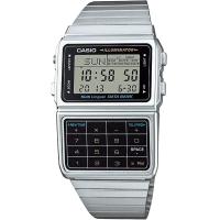 ราคา Casio Mens Silver Tone 25 Memory Calculator Databank Watch (19294019531)