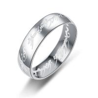 ราคา Lord of the Rings Stainless Steel Simple Couple Ring Women Men Rings (14040835371)