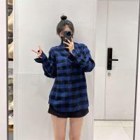 ราคา UNIQLO เสื้อแขนยาวลำลองเสื้อเชิ้ตลายสก๊อตสำหรับทั้งหญิงและชายนำเข้าใหม่462402เสื้อโค้ตทรงหลวมของแท้ใหม่ฤดูใบไม้ร่วง (21138071030)