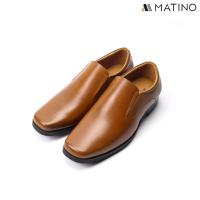 ราคา MATINO SHOES รองเท้าชายคัทชูหนังแท้ รุ่น MC B 82082 BLACK (21167567093)
