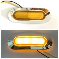 ราคา 10Pcs 12V 24V 4 LEDรถข้างรถบรรทุกMarkerไฟด้านนอกส่วนท้ายสำหรับเตือนLightไฟเบรกรถโคมไฟTrailerรถบัสรถบรรทุกเรือ (5925538751)
