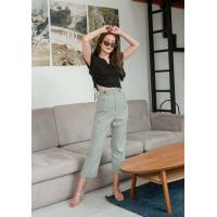 ราคา Wclothes Osaka Pants กางเกงเอวสูง สีเขียวมิ้นท์ ผ้าญี่ปุ่นน แต่งกระดุมข้าง ขากระบอกเล็ก 8 ส่วน กุ๊นชายขาพับ (1455510675)