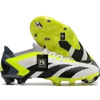 ราคา Falcon PREDATOR ACCURACY 1 football shoes FG spike high top waterproof fully knitted TF broken spike boots (20530837643)