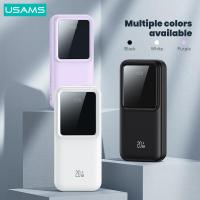 ราคา USAMS 20W Power Bank 20000MAh 30000MAh สายชาร์จเร็วคู่ที่ชาร์จแบตเตอรี่ iPhone 15 Pro Max Plus 14 13 Huawei Xiaomi (20768075455)