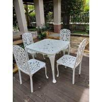 ราคา ชุดสนามอัลลอยด์ สีขาว 4 ที่นั่ง ลายใหญ่ นั่งสบายมากค่ะ เฟอร์นิเจอร์สนาม เฟอร์นิเจอร์กลางแจ้ง ชุดโต๊ะสนาม (14904928970)