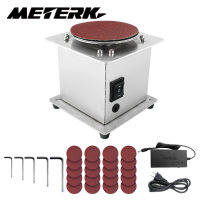 ราคา Meterk กบเหลาดินสอขนาดเล็กที่เหลาขอบไฟฟ้าเครื่องขัดกระดาษทรายแบบตั้งโต๊ะขนาด7ปรับความเร็วได้20กระดาษทรายทรงกลมมีกาวในตัวแบบ DIY เครื่องขัดส้นเท้าขัดไม้พลาสติกโลหะ (17330024513)