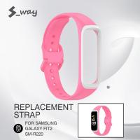 ราคา S Way Soft ซิลิโคนสายรัดสำหรับ Samsung Galaxy Fit2 SM R220สร้อยข้อมือสายนาฬิกาเปลี่ยนได้สำหรับ Samsung Galaxy Fit2 (7817150594)