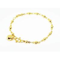 ราคา สร้อยข้อมือ ลายเม็ดกลมสุดน่ารัก หนัก 1 สลึง (646540931)