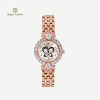 ราคา Royal Crown รุ่น 3844 นาฬิกาข้อมือผู้หญิงเล็กๆกันน้ำ ล้อมเพชร แบรนด์เนมแท้ Vayo Jewelry (21173789443)