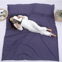 ราคา ถุงนอนเดินทางกลางแจ้งโรงแรมแบบพกพาผู้ใหญ่เดี่ยวคู่นอนสุขอนามัยผ้าฝ้ายแผ่นถุงนอนสกปรก (14823494934)