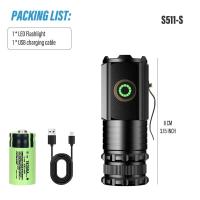 ราคา P35 High Power Led Flashlights MINI Torch with 3 LED and Tail Magnet Self defense Flash Lamp USB Rechargeable 18650 Torch (20682232999)