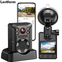 ราคา Losfom WD3 WiFi Body Mini Worn Police Camera With GPS กล้องติดตัวตำรวจ Ultrd 4K HD 2160P 256G 3500MAh 170 11H Sport Waterproof DVR Video Recorder Bodycam Camcorder Motorcycle Dash Cam For Vlogging (20