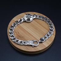 ราคา สร้อยข้อมือเฮกซาแกรมสไตล์ฮิปฮอปแนวย้อนยุคและแนวกางเขนสมอเรือกำไลเงินแบบไทยสไตล์ฮิปฮอปสำหรับผู้ชาย (19988918781)