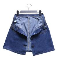 ราคา กระโปรงยีนส์ เอวสูง กระดุมหน้า เก๋ๆ ราคาเบาๆ (7811018789)