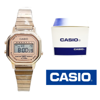 ราคา CASlO กันน้ำ นาฬิกาผู้หญิง หน้าปัดเล็ก สายเหล็ก พร้อมกล่อง นาฬิกาcasio สีทอง สีโรส เงิน คาสิโอ้ผู้หญิง ปรับสายได้ TW614 (19617292845)