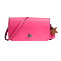 ราคา กระเป๋าสะพาย Coach แท้ หนังแท้ทั้งใบ หนังสวย สายยาวหนังแท้ ปรับได้หลายแบบ ขนาดกระทัดรัด COACH GLOVE CALF LEATHER PENNY CROSSBODY BAG (4812946030)