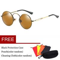 ราคา แฟชั่นแว่นกันแดดโพลาไรซ์ Punk สไตล์ Retro เจ้าชายกระจกแว่นตาใสเลนส์ Sea แว่นตา 908 (577320443)