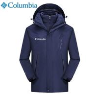 ราคา เสื้อแจ็คเก็ต COLUMBIA Gecang สำหรับทั้งหญิงและชายแจ็กเก็ตสามในหนึ่งเดียวที่ถอดออกได้ฤดูหนาวบวกกำมะหยี่หนากันน้ำกันลมและทนต่อการสึกหรอ (17565428822)