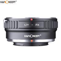 ราคา K F Concept Mount Adapter for ContaxYashica CY to Fujifilm FX Mount X Pro1 Mirrorless Camera CY FX (14132604412)