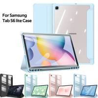ราคา Samsung Tab S6 Lite เคสสำหรับ Samsung Galaxy Tab 10 4นิ้ว SM P610 SM P615เคสแท็บเล็ตพร้อมระบบตื่นอัตโนมัติ หลับ (13796648008)