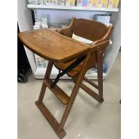 ราคา เก้าอี้กินข้าวไม้เด็ก ทรงสูง โต๊ะไม้กินข้าว ไม้เนื้อญี่ปุ่นอย่างดี พร้อมถาด มือสอง (20929700892)