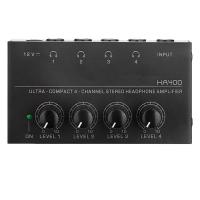 ราคา HA400 Headphone Amplifier 4 Way Monitor Headphone Amplifier Headphone Monitor Amplifier (20521141145)