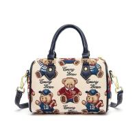 ราคา Winnie The Pooh Shoulder Bag Female Cartoon Boston Bag Canvas Cute Messenger Bag Mini Handbag Small Handbag AUG (20229835589)